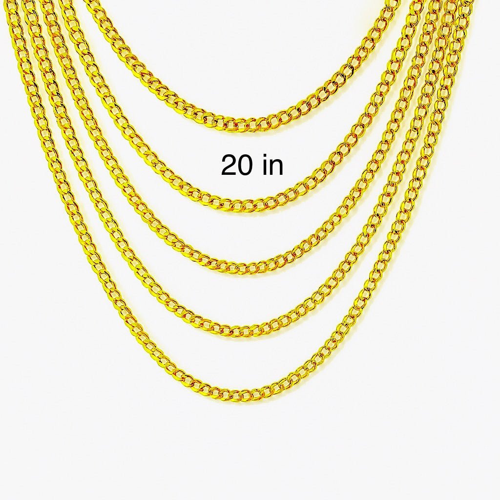 Cadena Cubano Italiana 4.7 mm - Joyería TuOro