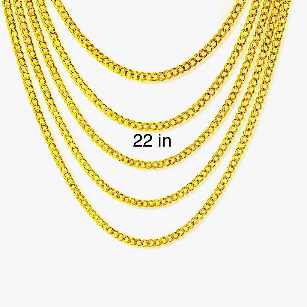 Cadena Cubano Italiana 4.7 mm - Joyería TuOro
