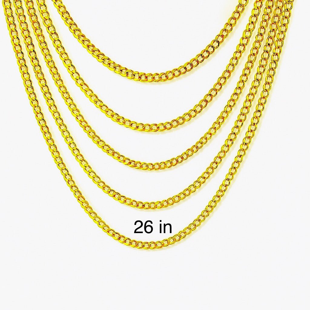 Cadena Cubano Italiana 4.7 mm - Joyería TuOro