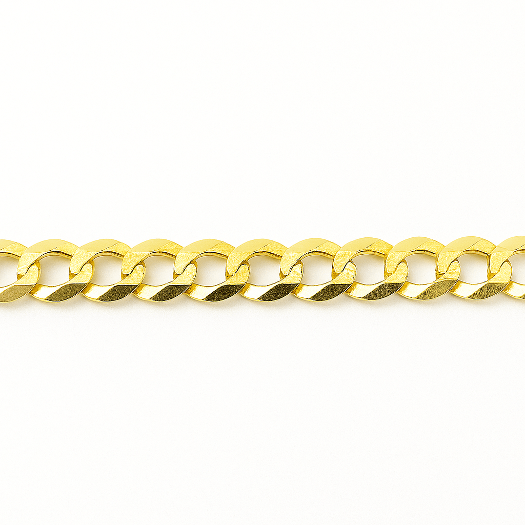 Cadena cubano italiana 7.1 mm - Joyería TuOro