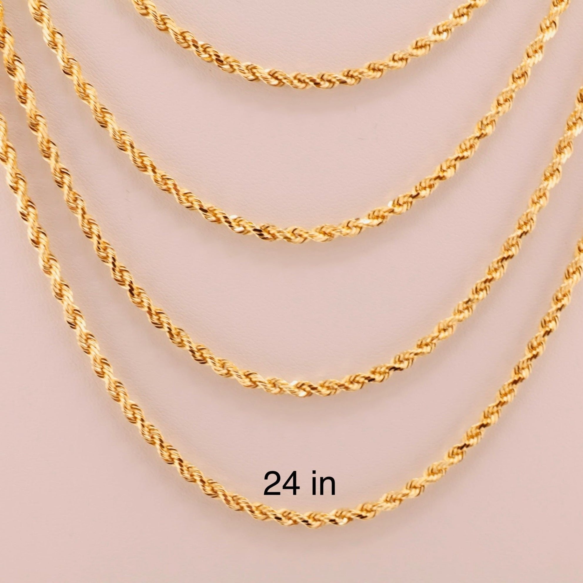 Cadena torzal de oro - Joyería TuOro