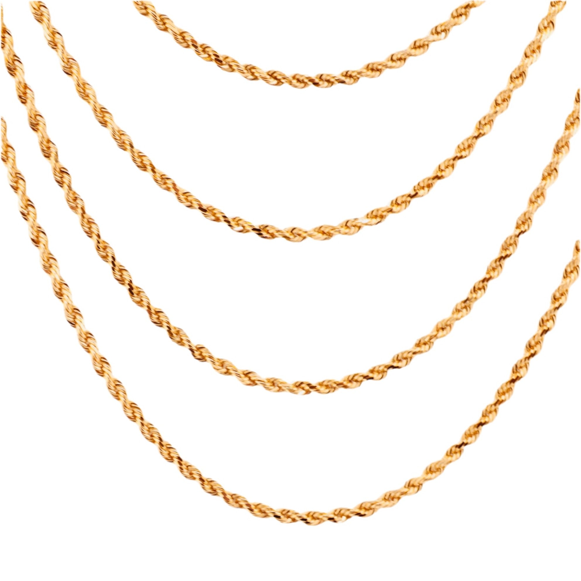 Cadena torzal de oro - Joyería TuOro