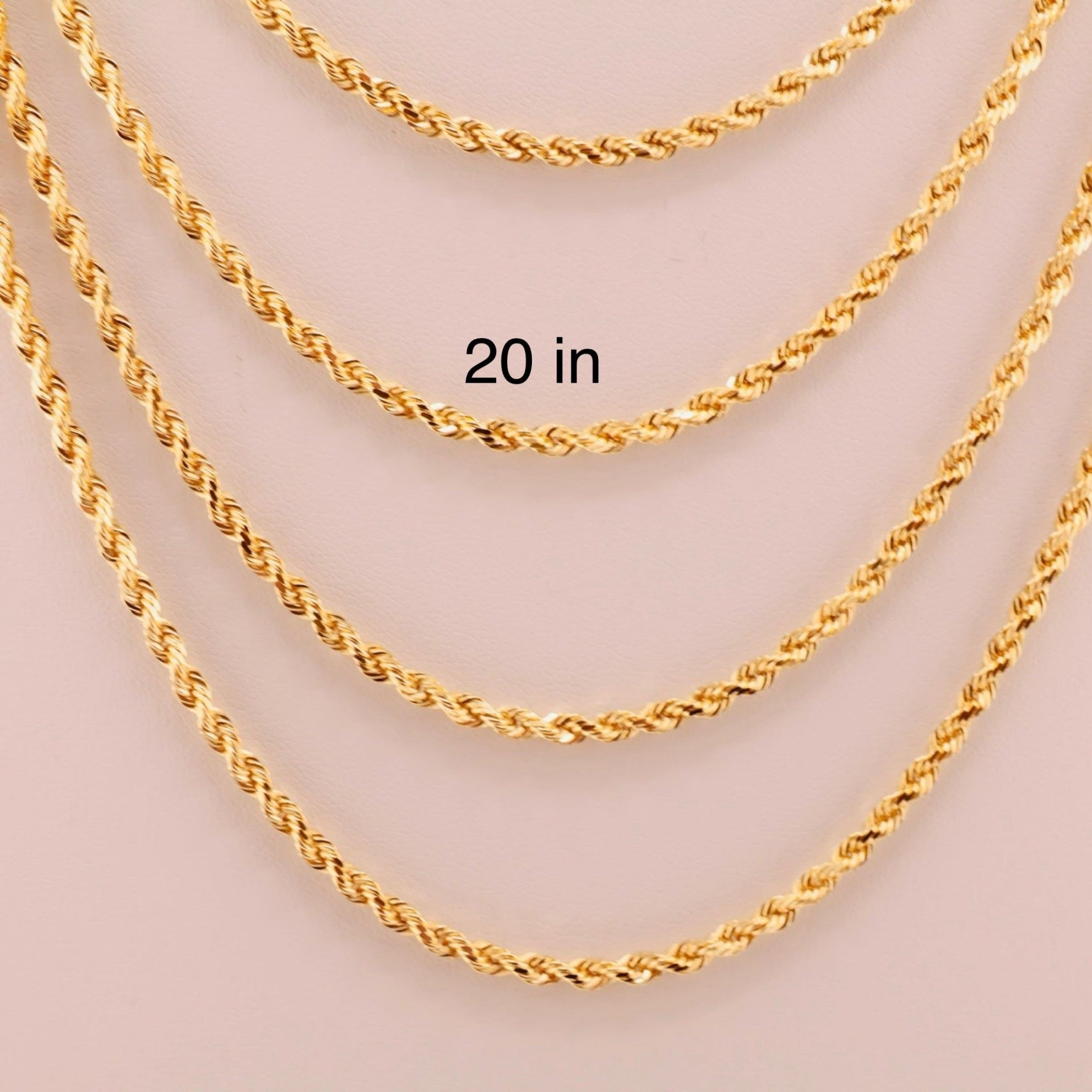Cadena torzal de oro - Joyería TuOro