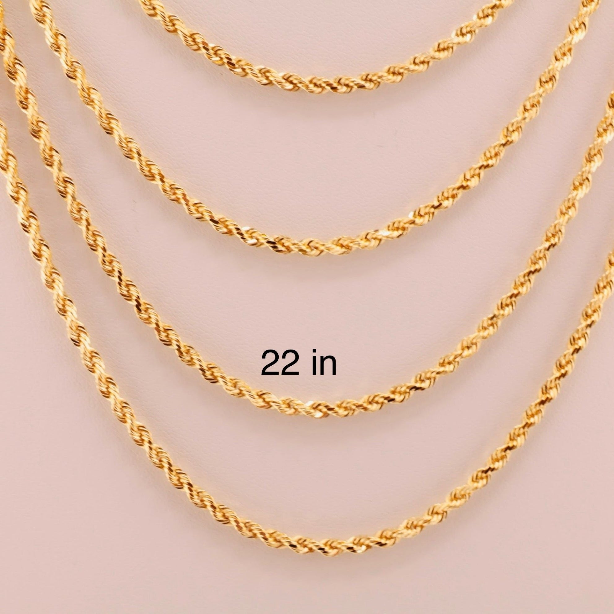 Cadena torzal de oro - Joyería TuOro