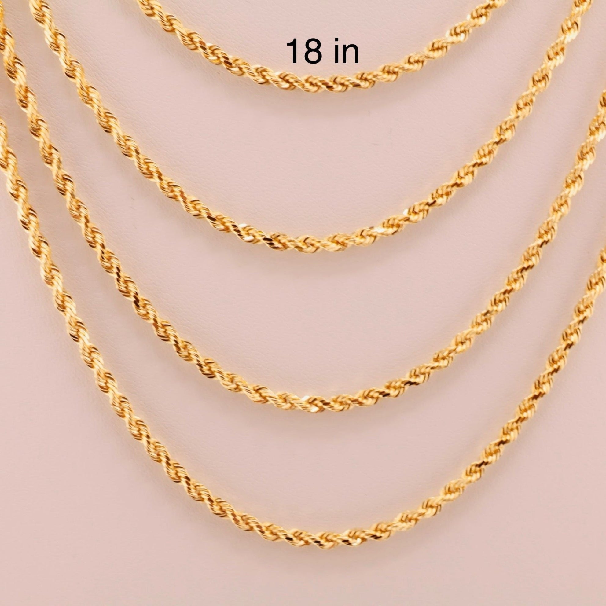 Cadena torzal de oro - Joyería TuOro