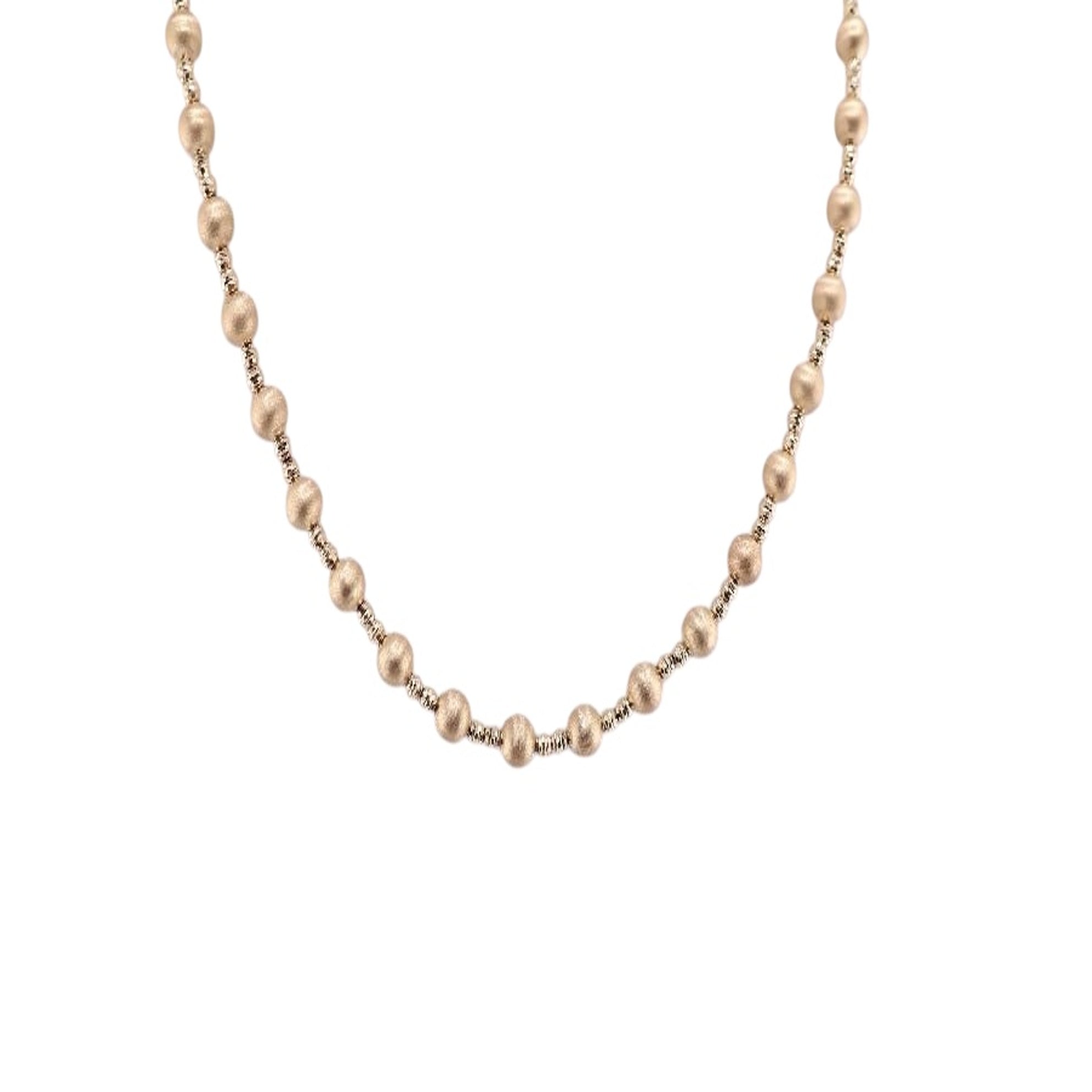Collar con bolas 6mm - Joyería TuOro
