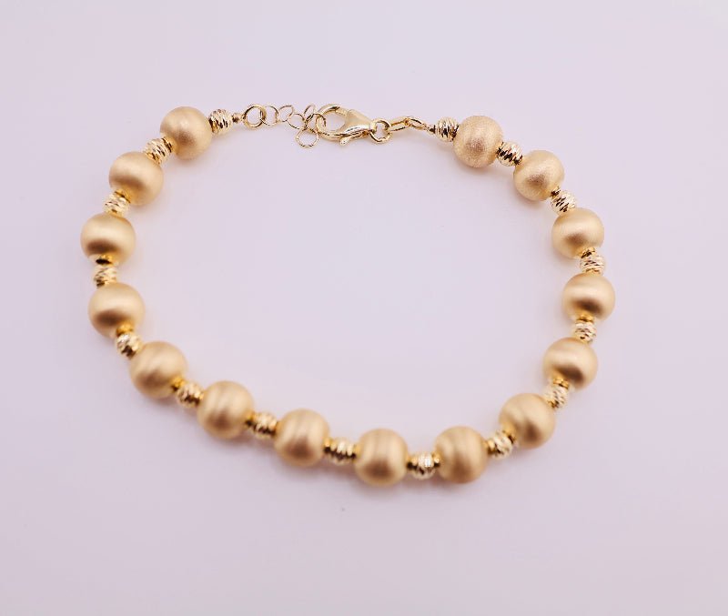 Collar de bolas 8 mm. - Joyería TuOro
