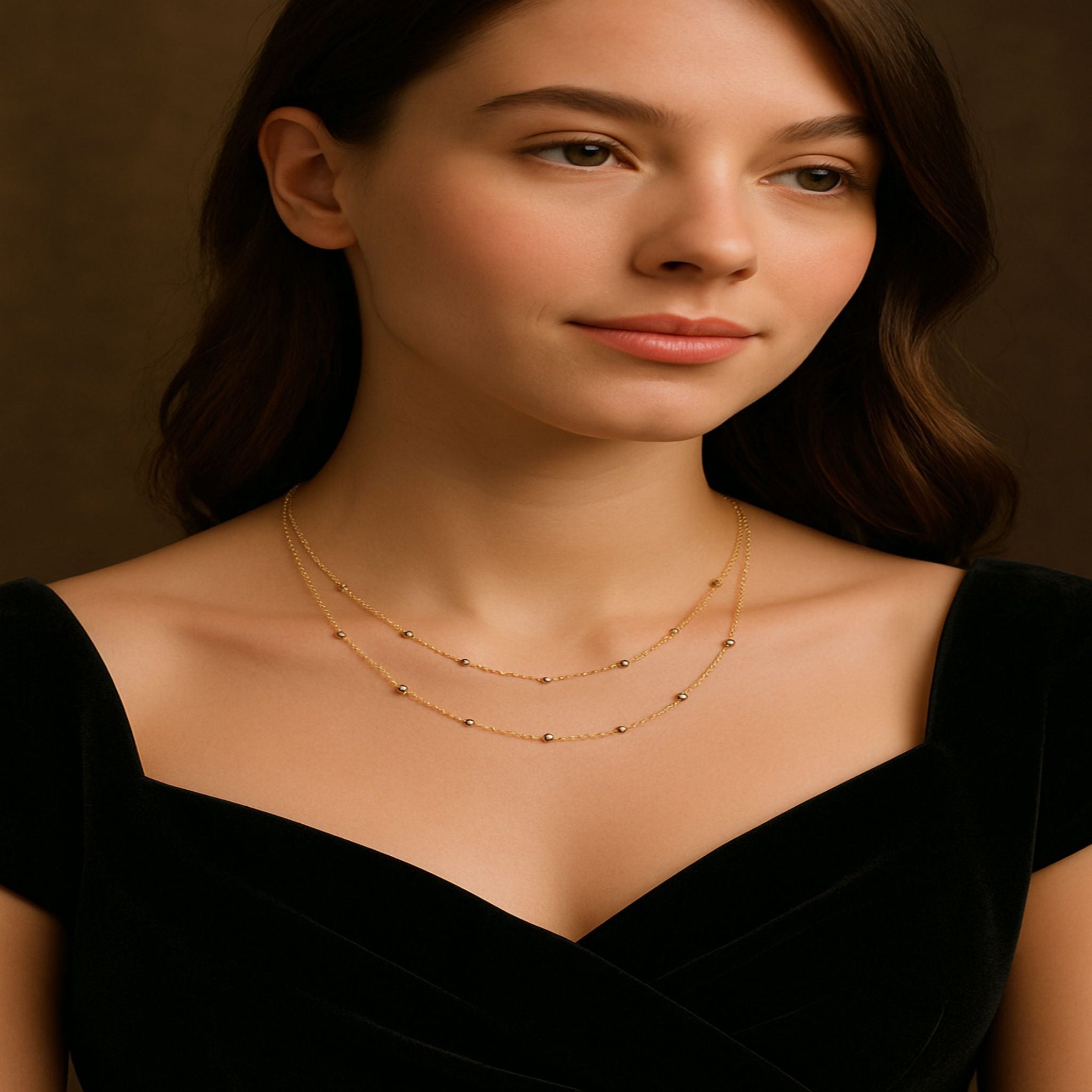 Collar de oro para mujer - Joyería TuOro