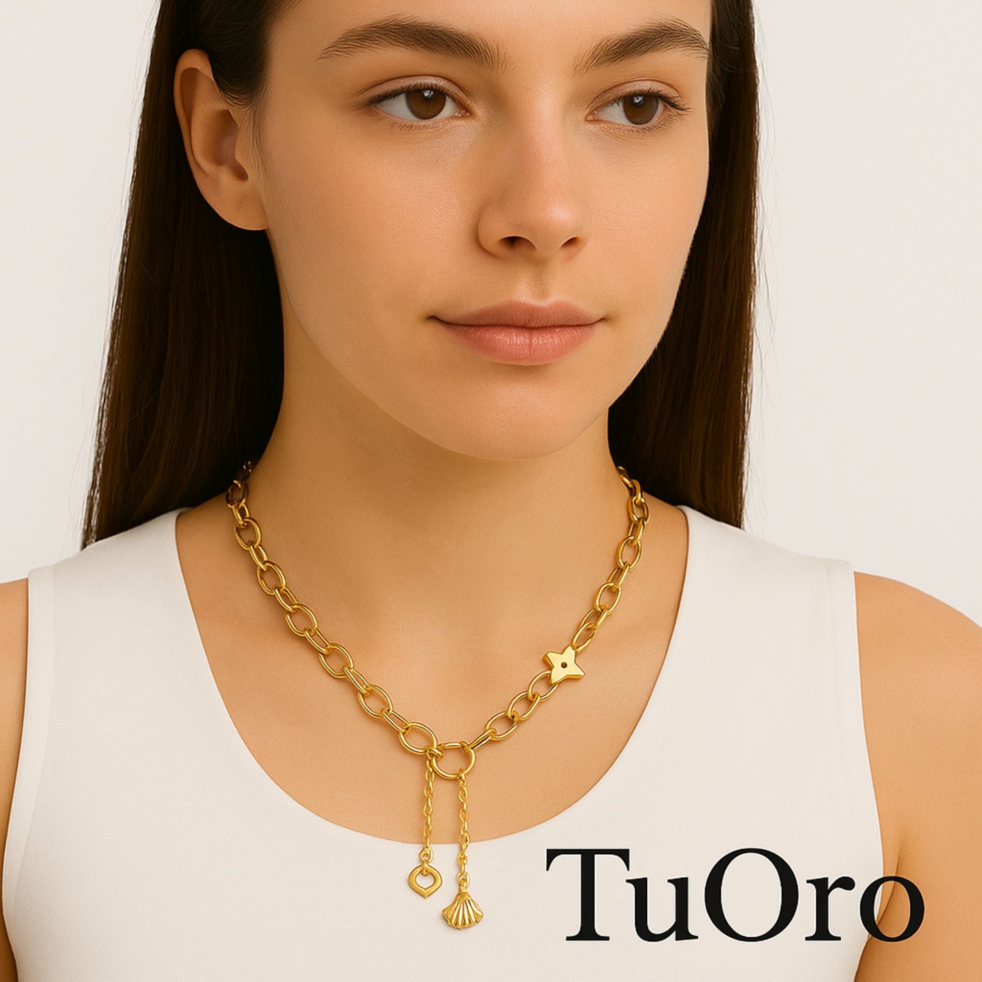 Collar de oro para mujer - Joyería TuOro