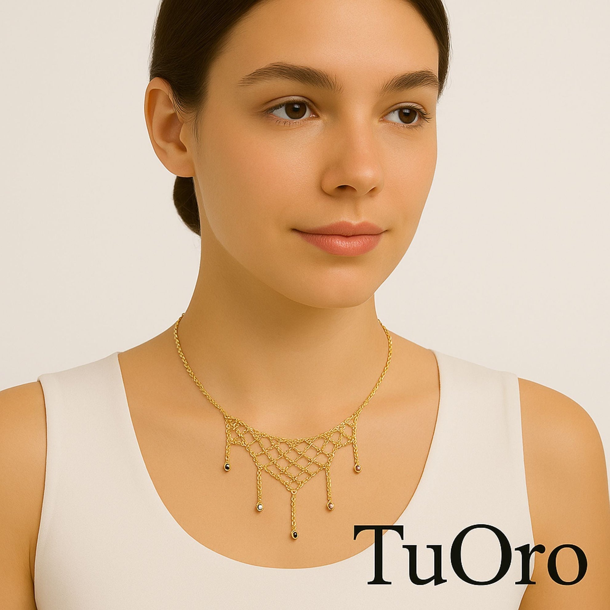 Collar de oro para mujer - Joyería TuOro