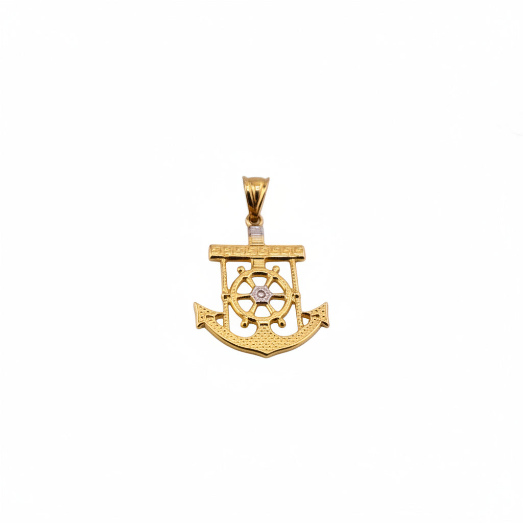 Dije de cadena con ancla - Joyería TuOro