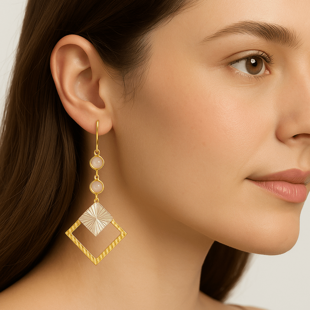 Pendientes cierre catalán. - Joyería TuOro
