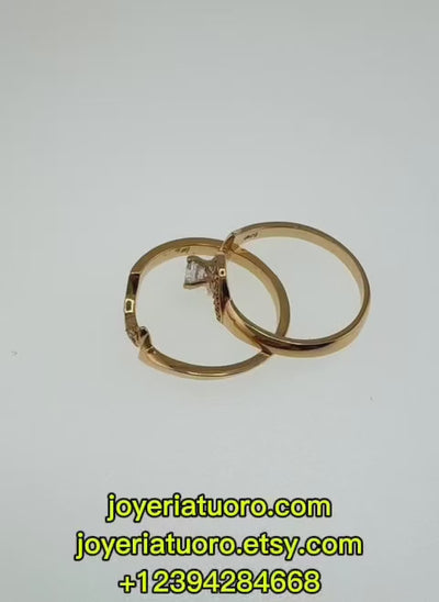 Anillo compromiso de oro