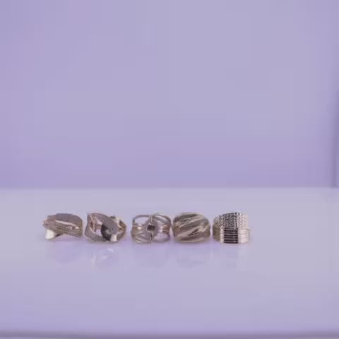 Anillo de coctel en oro