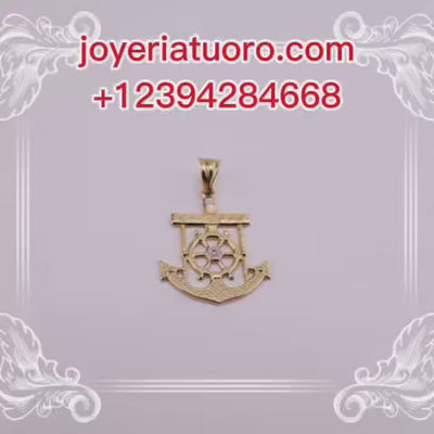 Dije de cadena con ancla