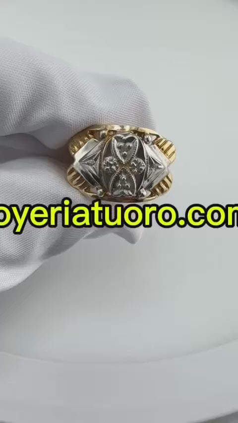 Anillo para hombre de sellos