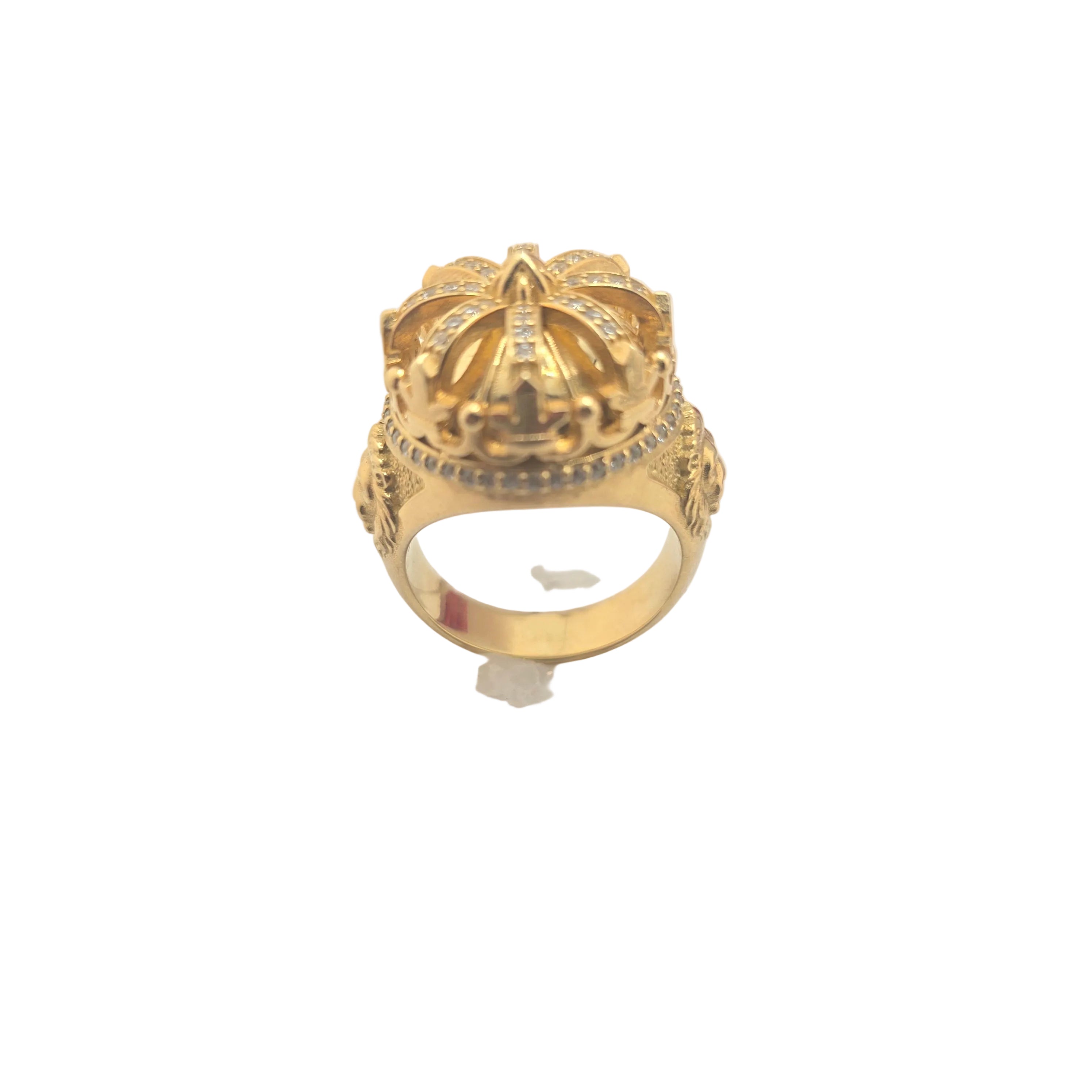Anillo corona real de Oro 10K