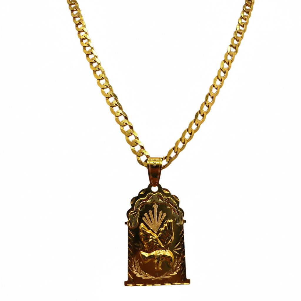 Cadena cubana-italiana de 5.5 mm en Oro 10K