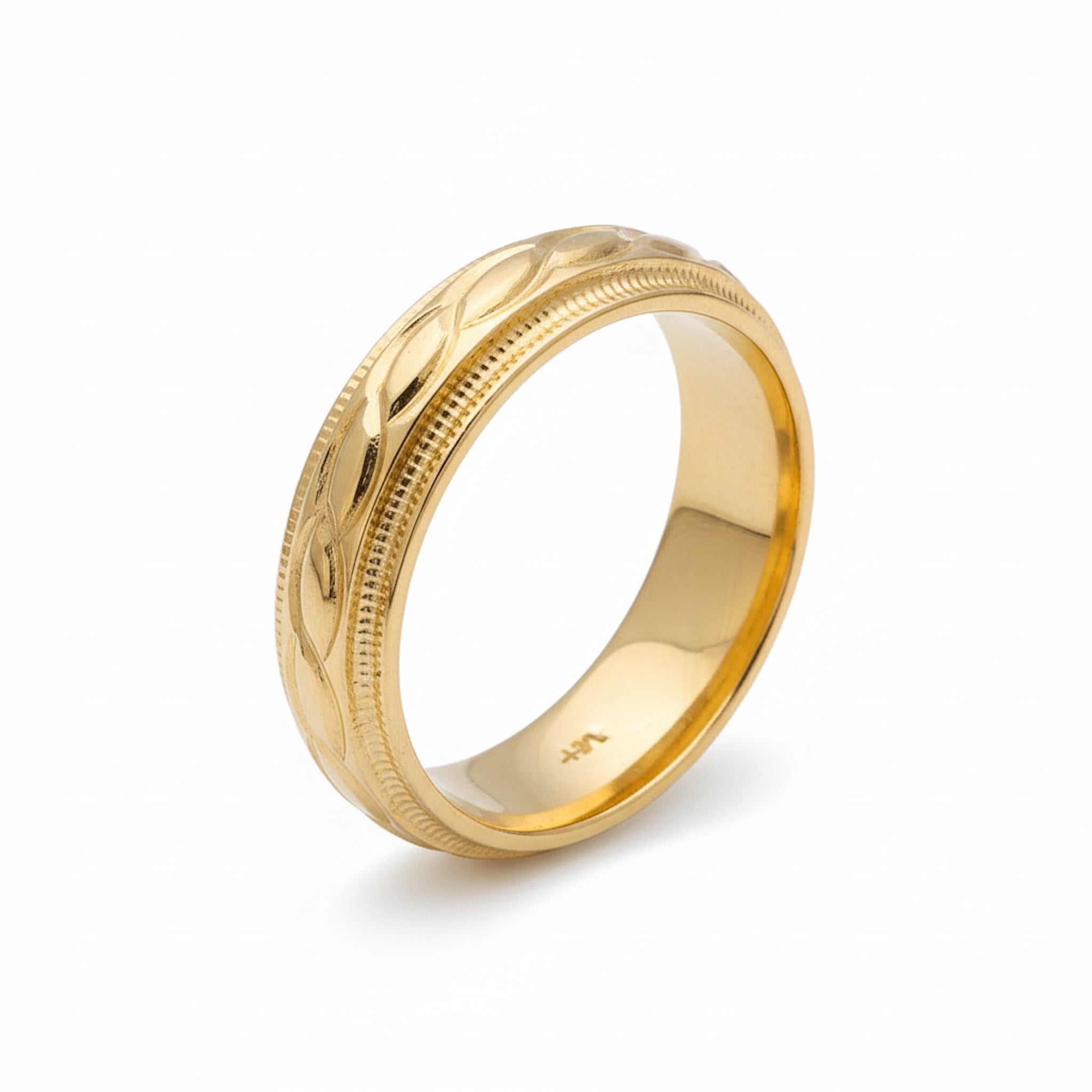 Alianza tradicional de Oro 14K 5.5 mm
