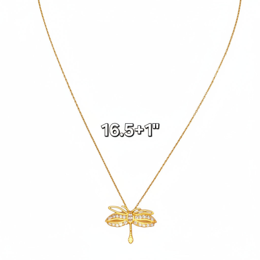 Cadena fina de Oro 14K para mujer