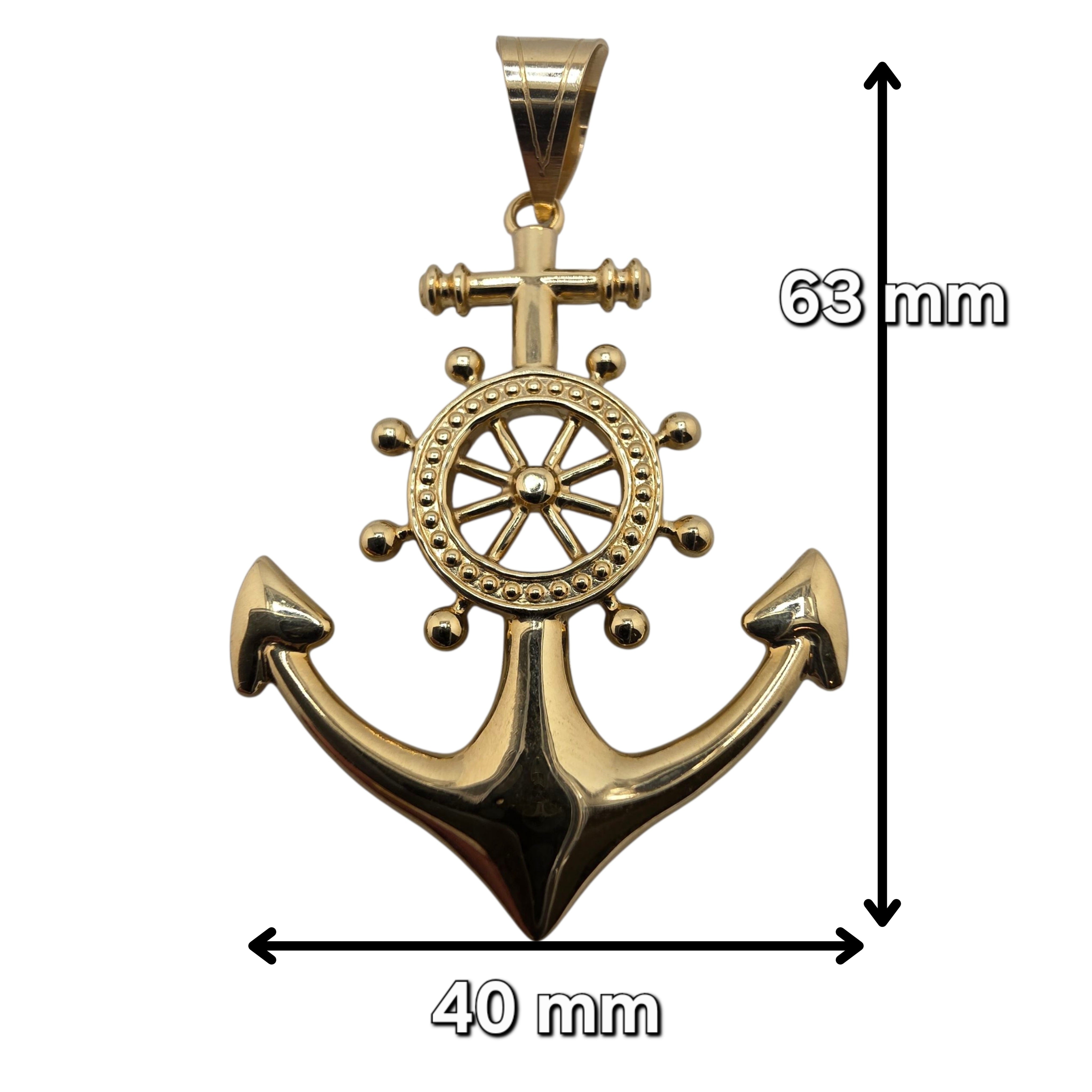 Dije de cadena con ancla