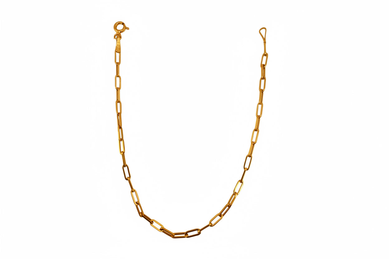 Pulsera de cadena PepperClick en Oro 14K de 2.2 mm con cierre de resorte