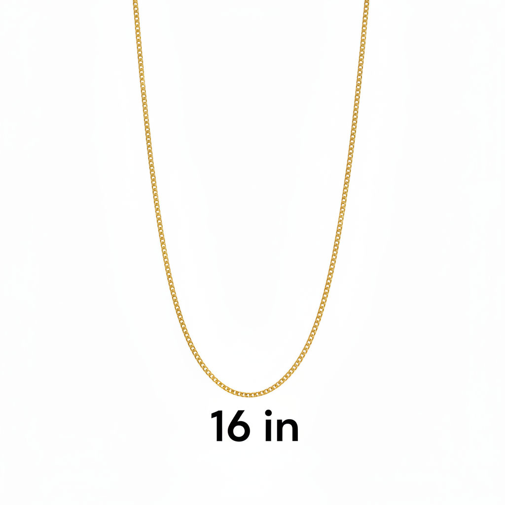 Cadena cubana italiana 2.5 mm oro 14k