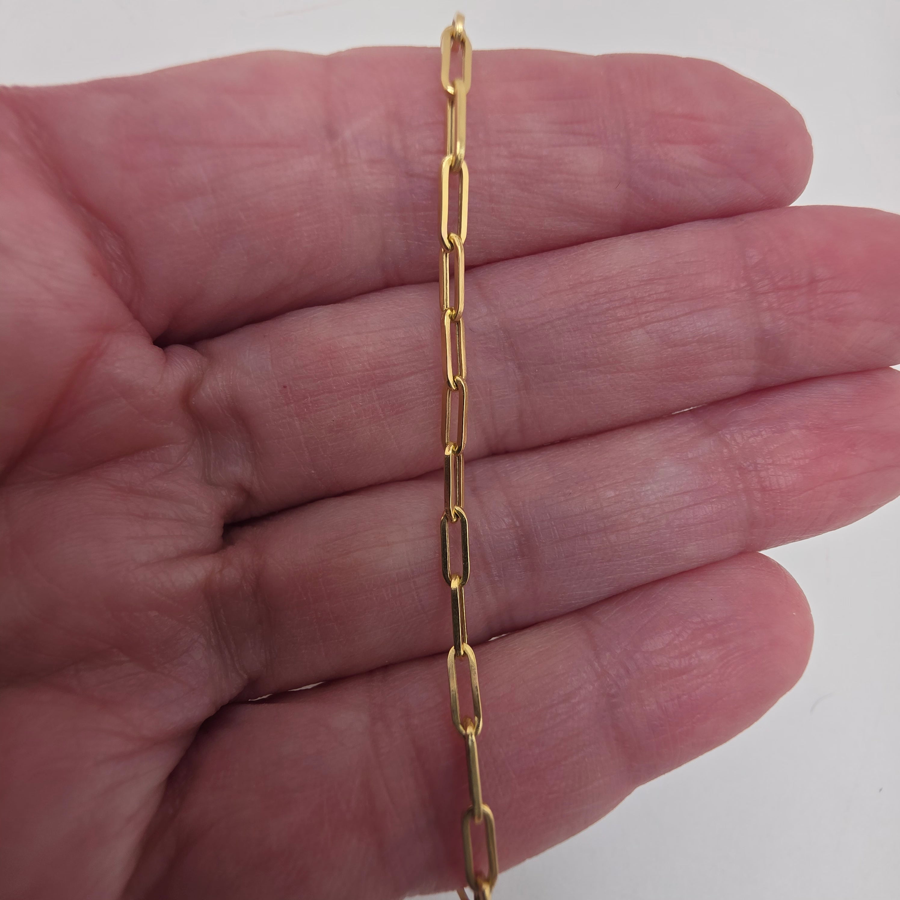 Pulsera de cadena PepperClick en Oro 14K de 2.2 mm con cierre de resorte