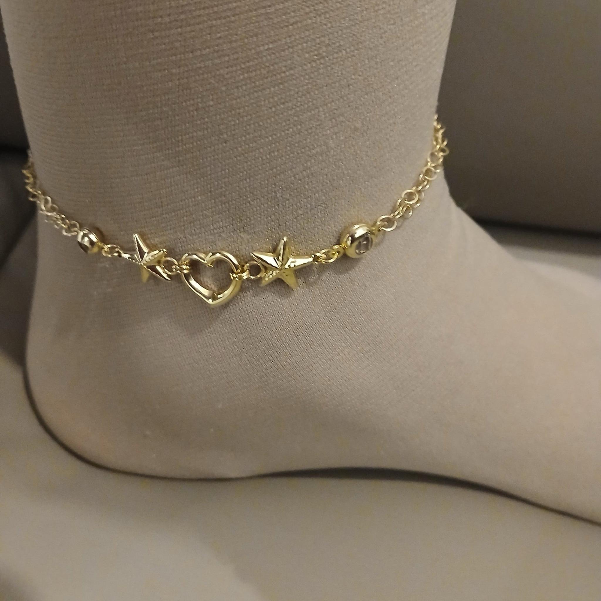 Tobillera de oro. - Joyería TuOro